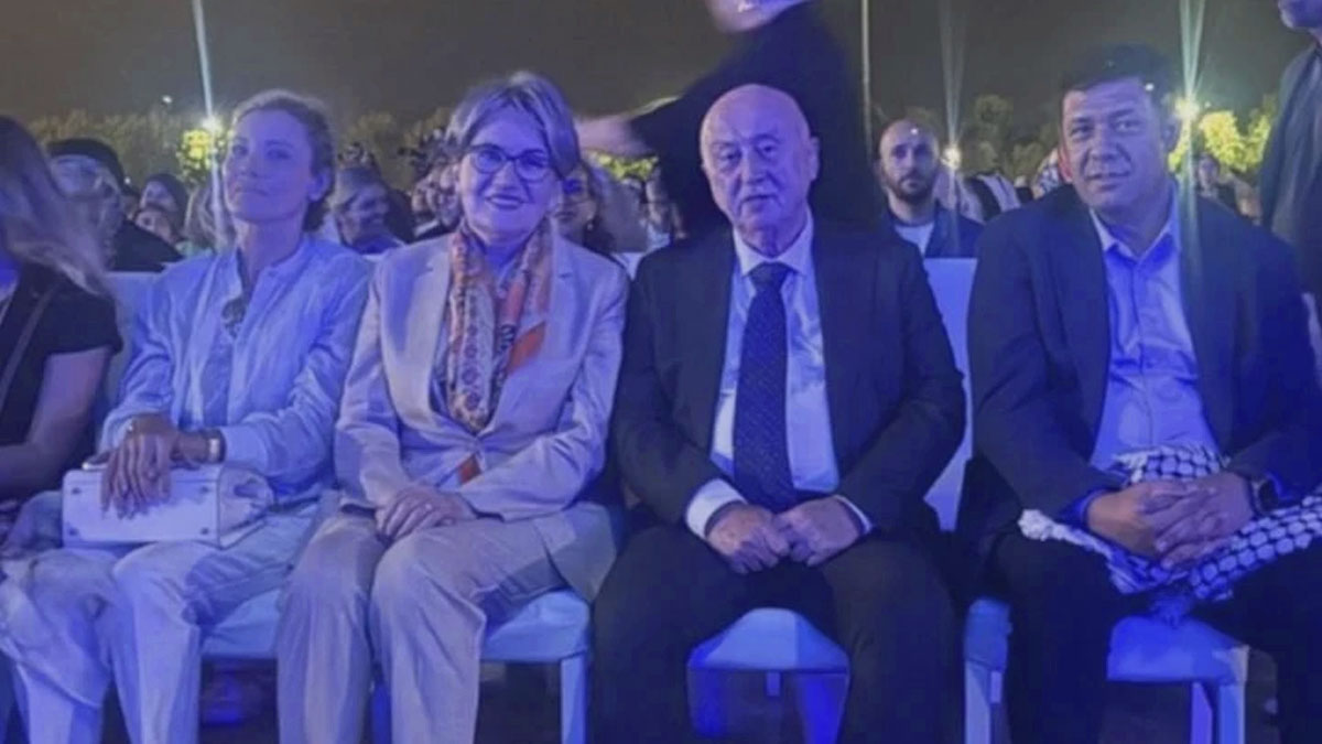 Meral Akşener, İstanbul’daki yardım konserinde görüntülendi