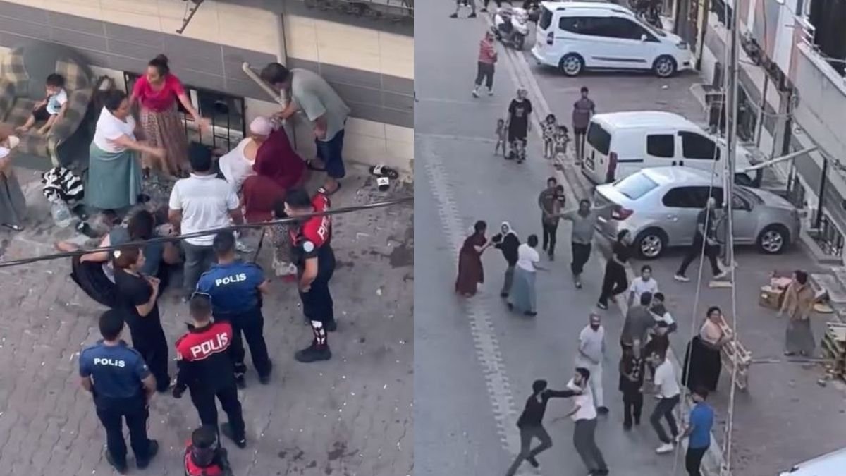 İstanbul'un orta yerinde taşlı, sopalı kavga: Ev sahibi ve kiracı birbirine girdi