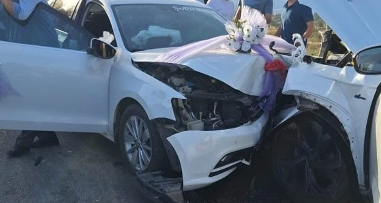 Düğün konvoyu kana bulandı: 6 yaralı