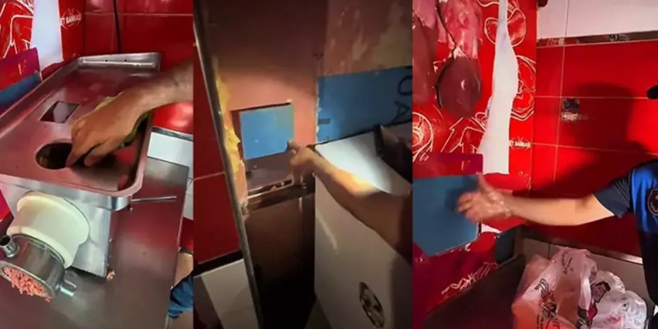 Kıyma tezgahında akılalmaz oyun! Çürük etler gizli sistemle vatandaşa yedirildi