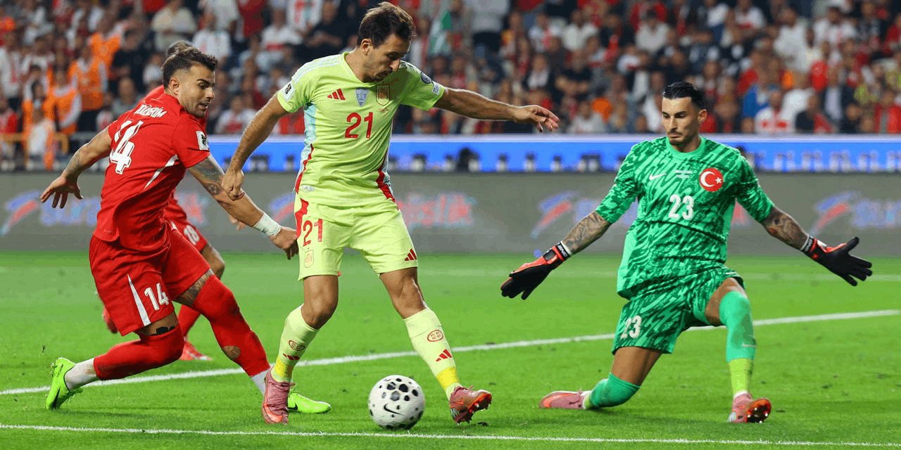 Konya'dan mağlubiyet çıktı! Türkiye 0-6 İspanya