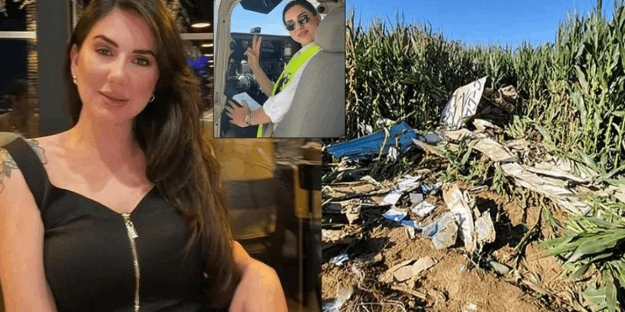 İzmir'de eğitim uçağı kazasının görüntüleri ortaya çıktı! Pilot adayı Berfu Hatipoğlu hayatını kaybetmişti