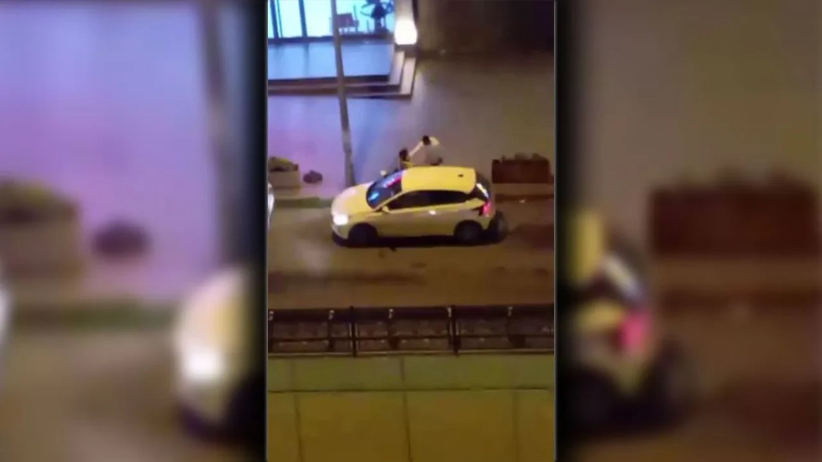 Esenyurt'ta bir adam bir kadını darbederek araca bindirdi