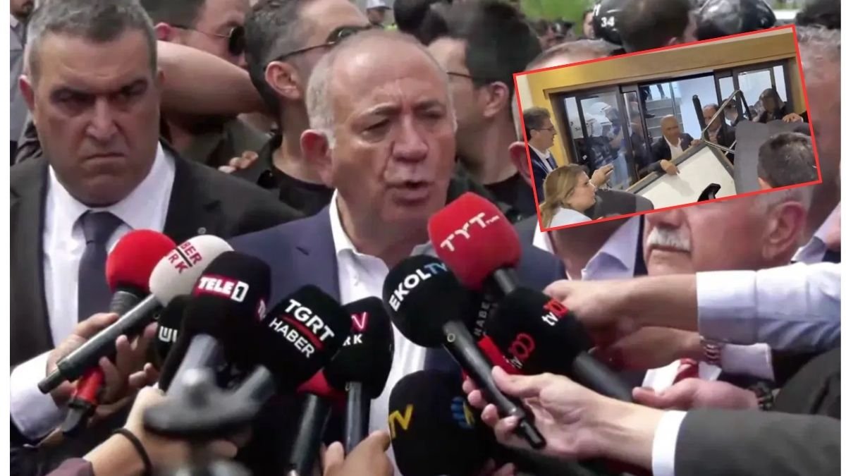 Gürsel Tekin polis eşliğinde CHP İstanbul İl Başkanlığı'na girdi!