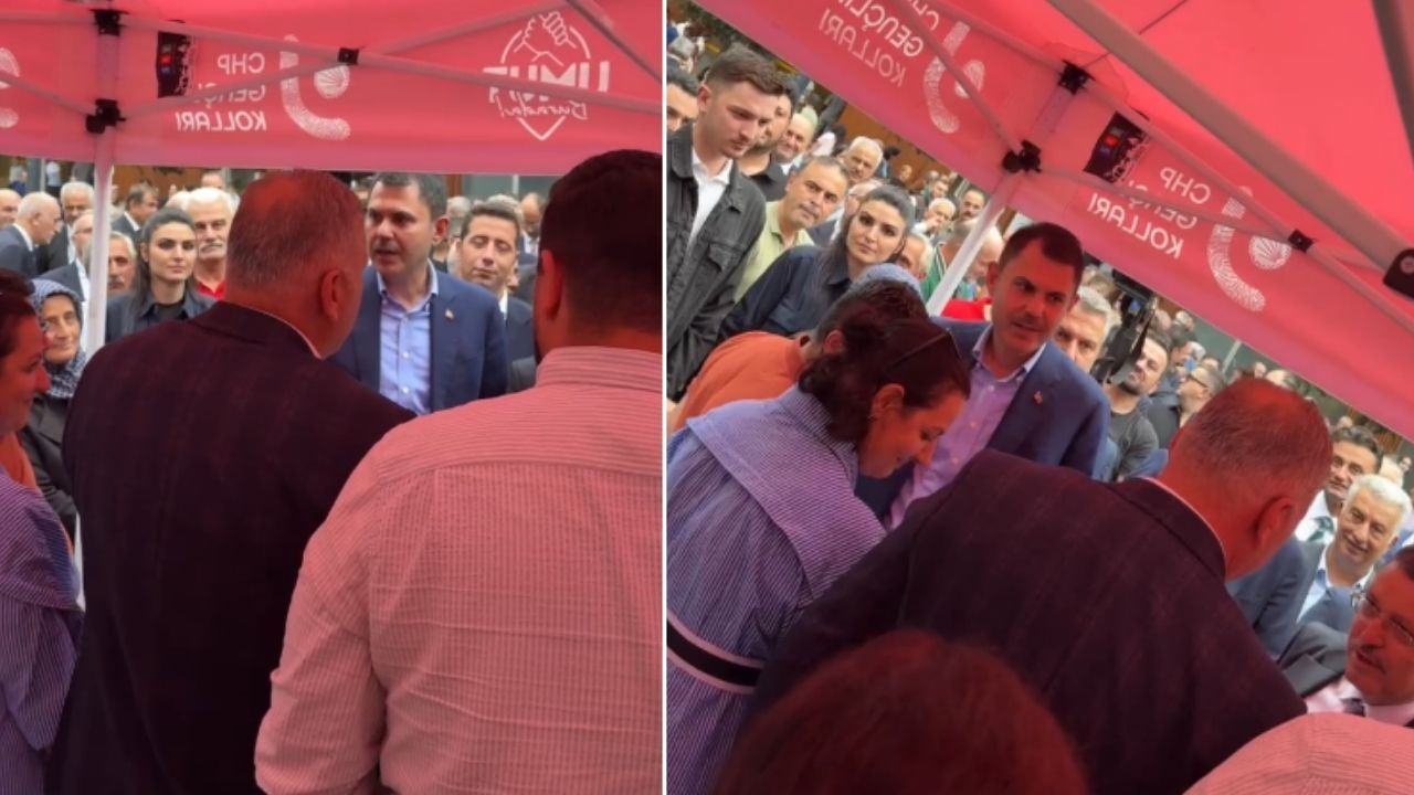 CHP standına uğrayan Murat Kurum'a kayyum çıkışı! Tepkisi gündem oldu