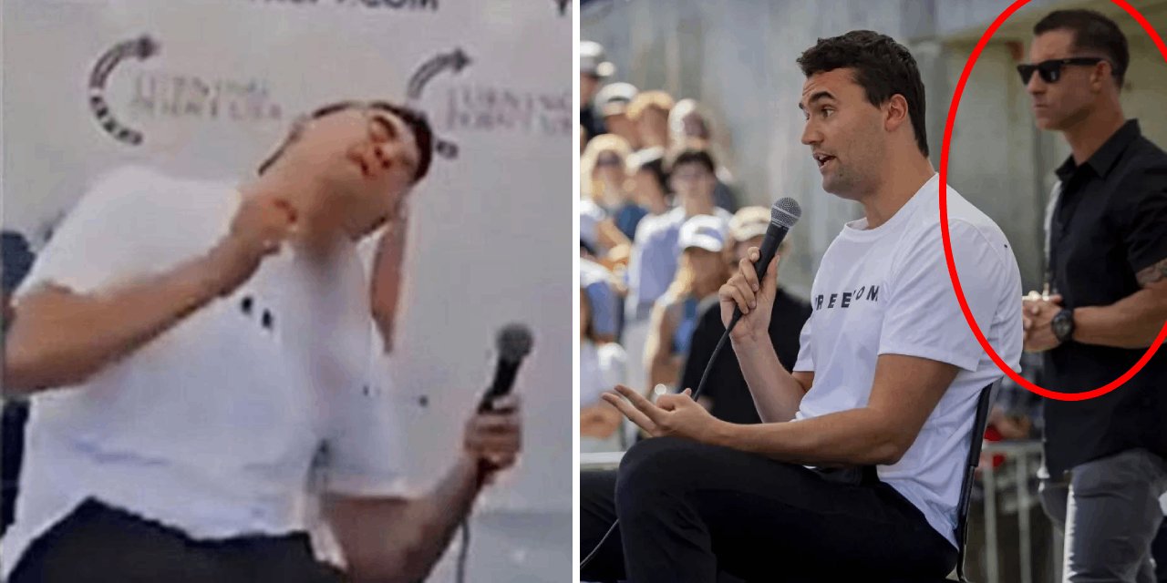 Charlie Kirk'ün suikastından önce korumaların hareketleri dikkat çekti