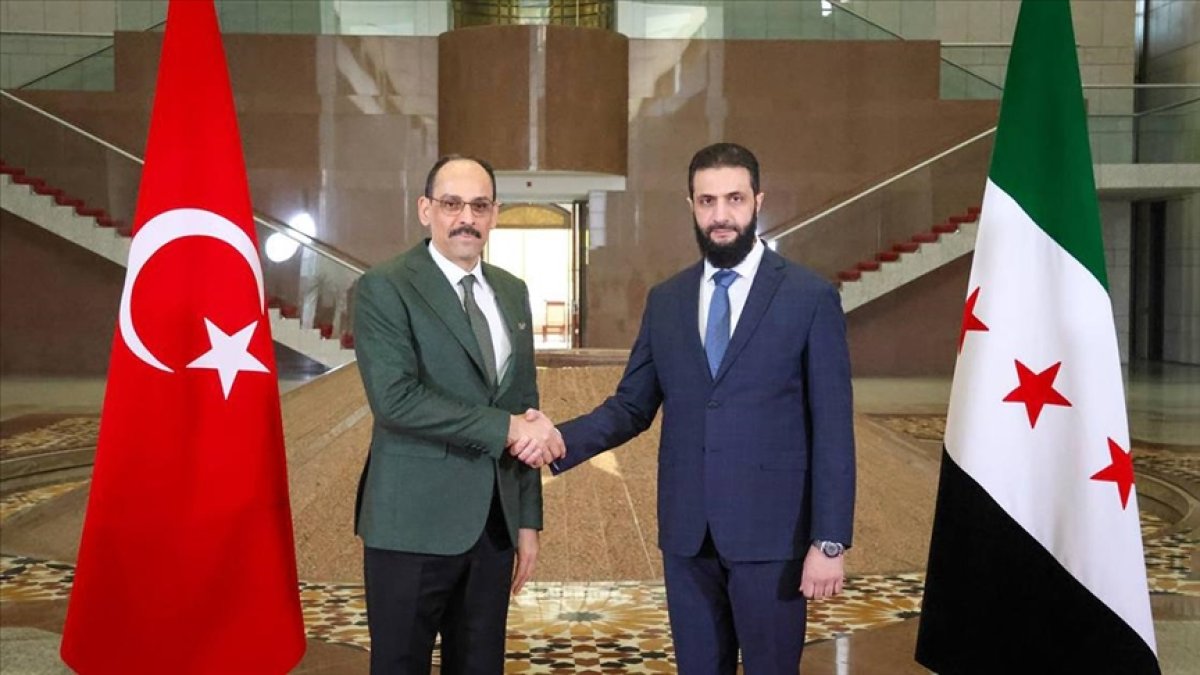 MİT Başkanı İbrahim Kalın Ahmed Şara ile görüşecek