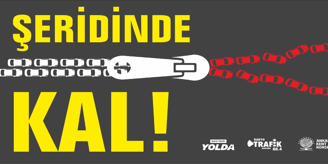 Başkent trafiğinde farkındalık hareketi: “Şeridinde Kal, Güvenle Yol Al”