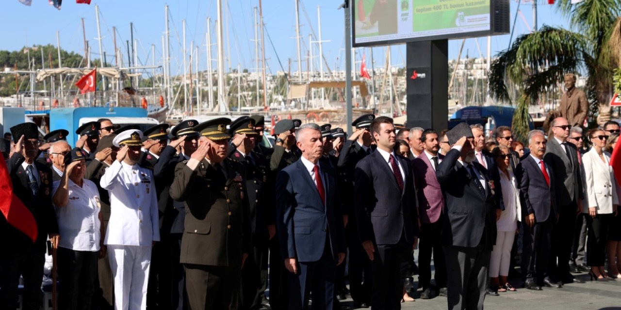 Gaziler Günü Bodrum’da törenlerle anıldı