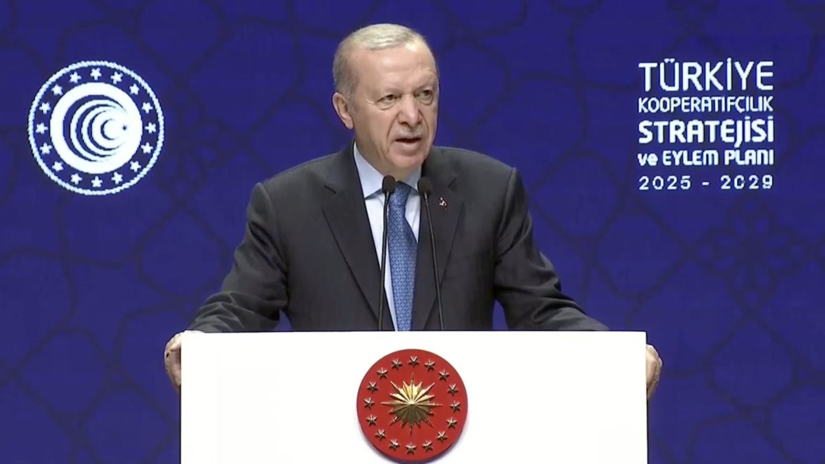 Cumhurbaşkanı Erdoğan açıkladı: Kooperatifler 5 yıllık eylem planı