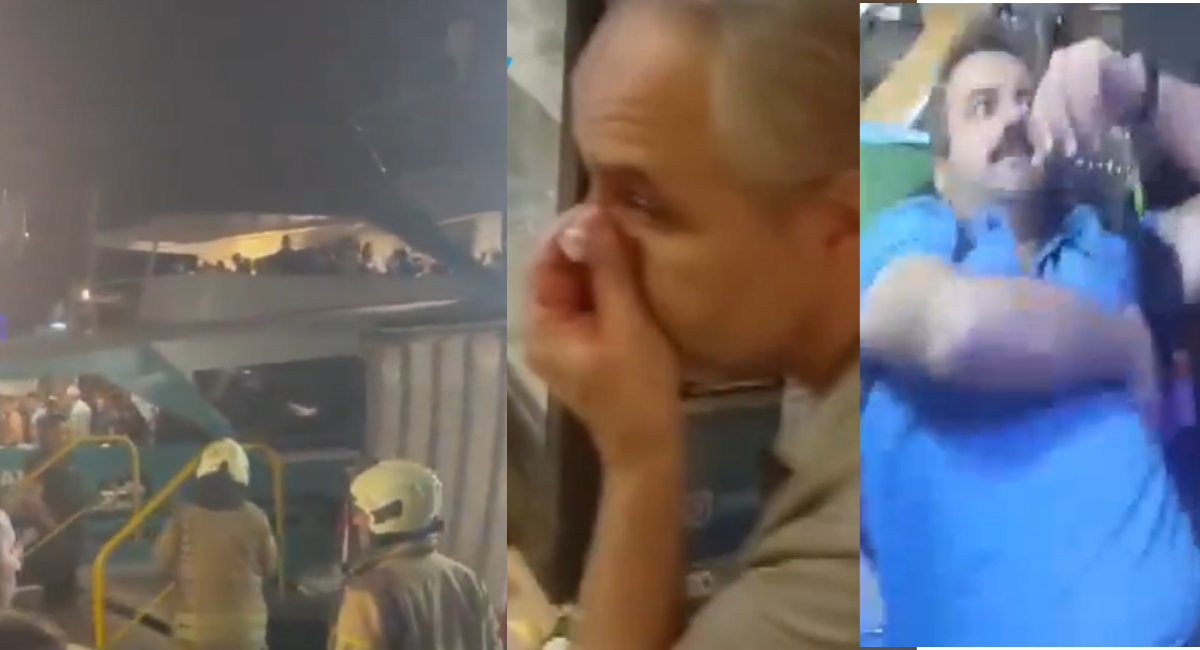 Yolcu motoru ile kargo gemisi çarpıştı! Boğaz'da korku dolu anlar
