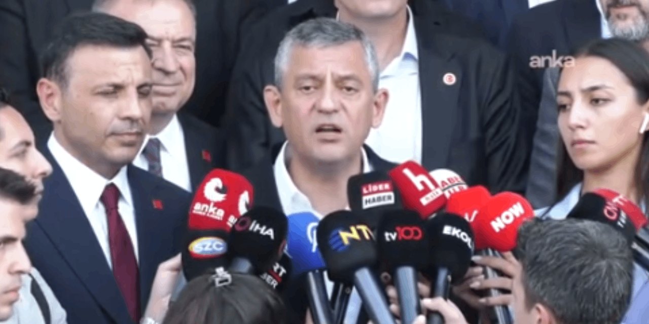 Özgür Özel'den Çağlayan Adliyesi önünde açıklama: Trump'ın oğluyla İstanbul'da 9 gün önce görüştüğünü yalanlasın da duyayım