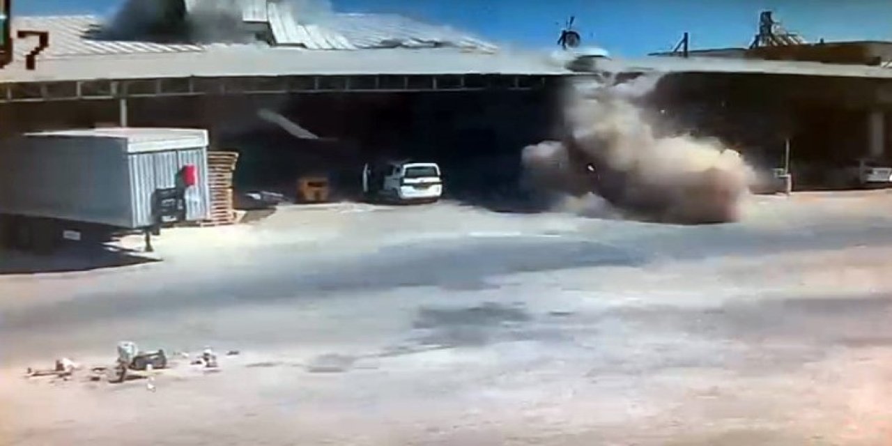 Antalya'da toptancı halinde patlama: 1 ölü, 3 yaralı