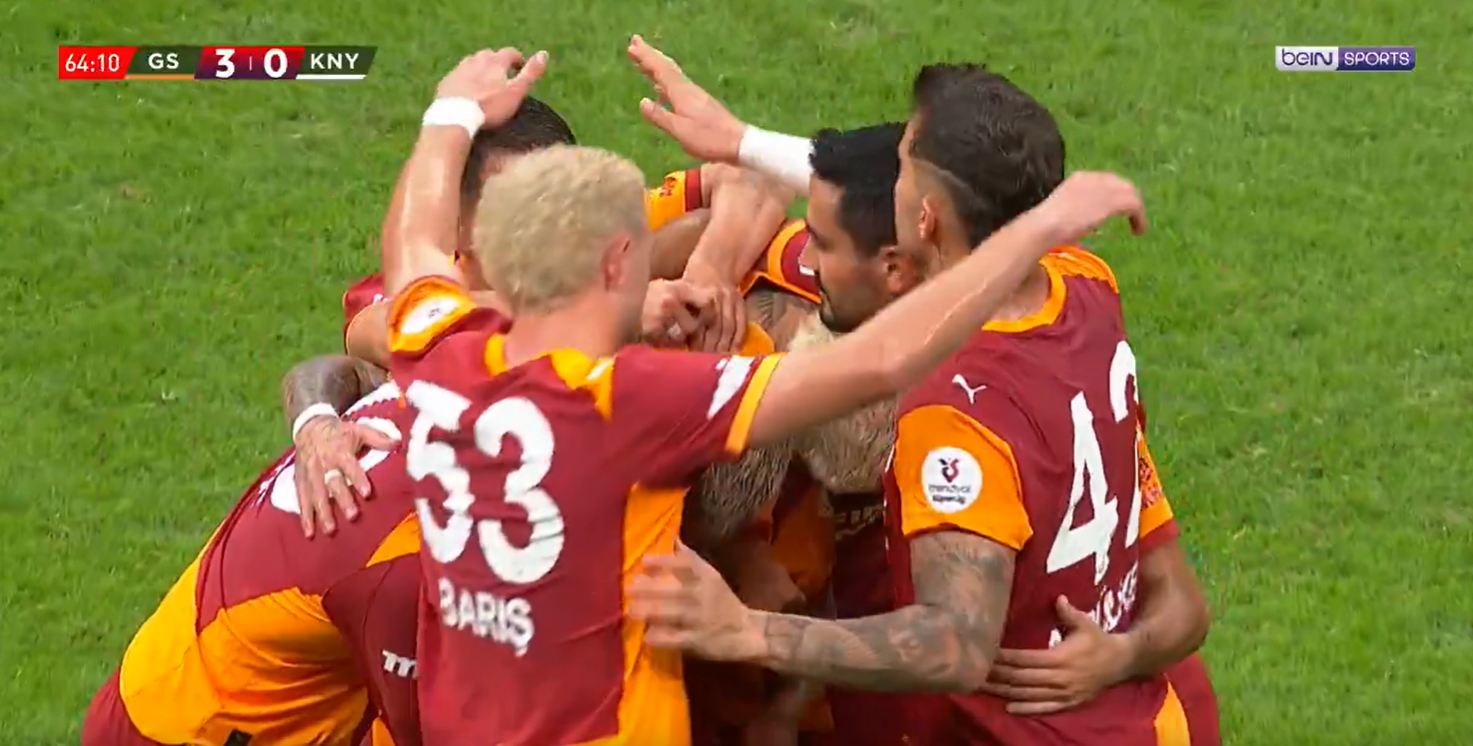 Galatasaray Konyaspor maçında Torreira'nın golü sonrası Ali Koç'a flaş gönderme