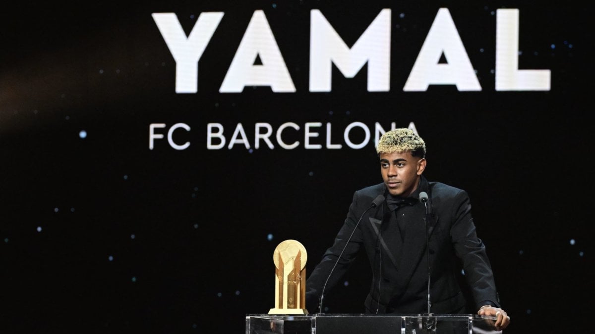 Lamine Yamal Ballon d’Or töreninde Kopa Trophy’yi ikinci kez kazandı