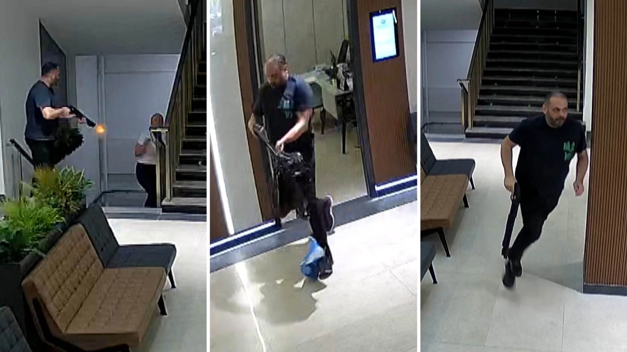 Atilla Ayıntaplı boşandığı eşini hastanede katletmişti! Kan donduran cinayetin görüntüleri ortaya çıktı