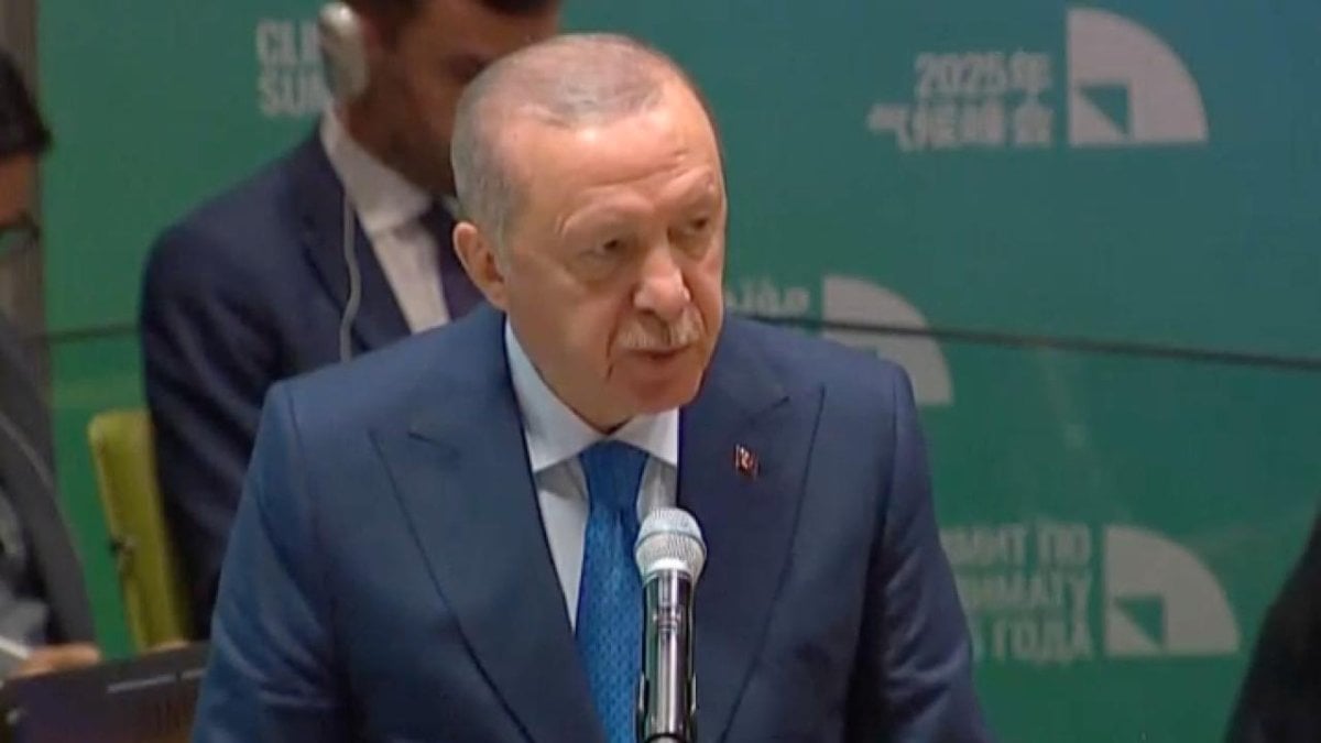 Erdoğan'dan BM'de iklim mesajı