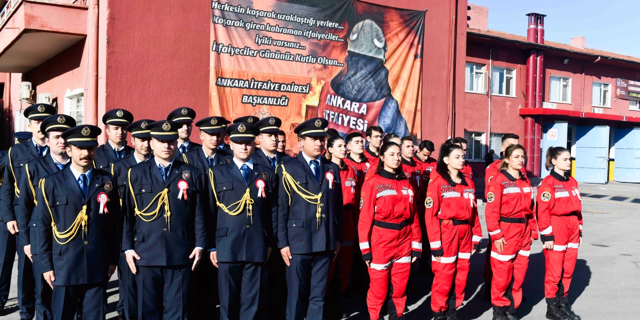 Ankara’da İtfaiye Haftası törenle başladı
