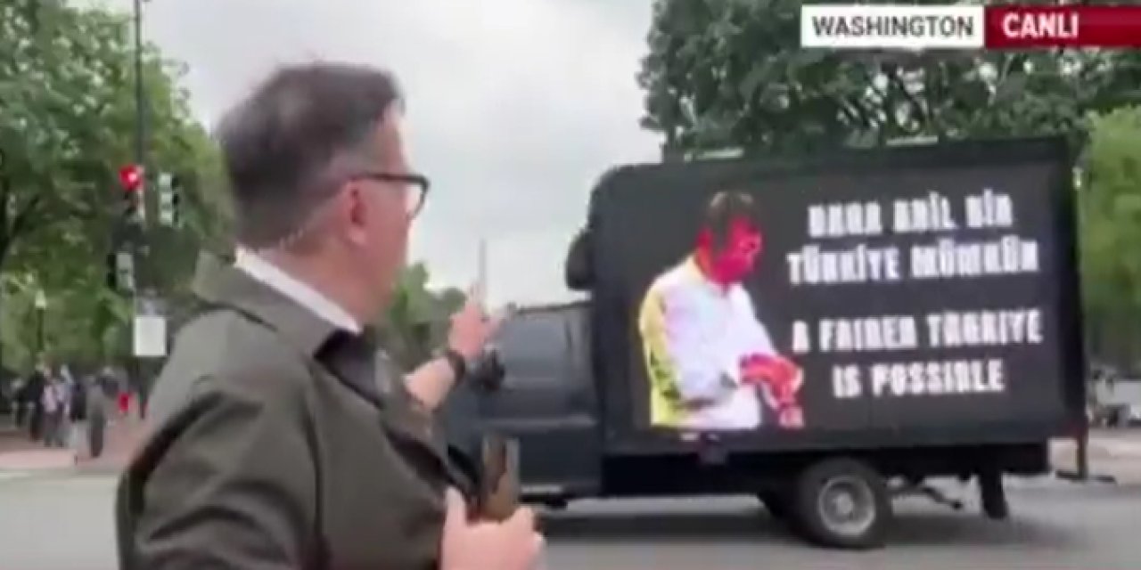 Erdoğan Trump ile görüşürken Beyaz Saray'ın önünde flaş İmamoğlu hamlesi