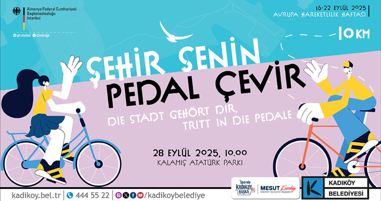 Kadıköy’de “Şehir Senin, Pedal Çevir” etkinliği