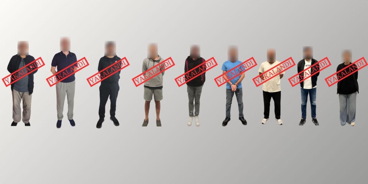 Kırmızı bültenle aranan 9 şüpheli yurt dışından yakalanıp Türkiye’ye getirildi