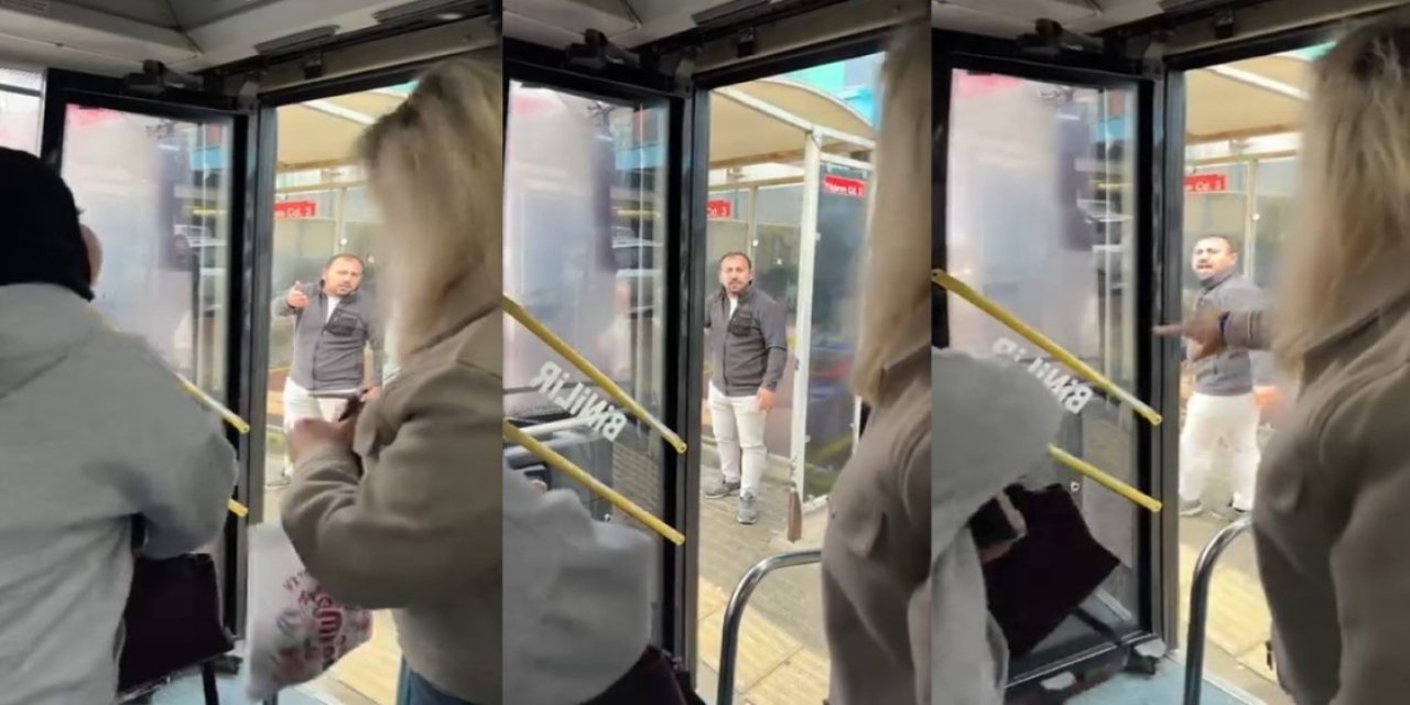 Otobüs sürücüsü yolculara küstü: Araçtan indi, sigara yaktı