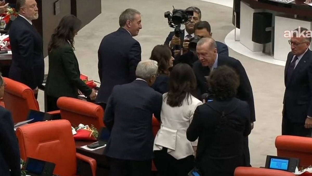 Meclis'te 4'lü zirve: Erdoğan ve Bahçeli, DEM heyeti ile bir araya geldi