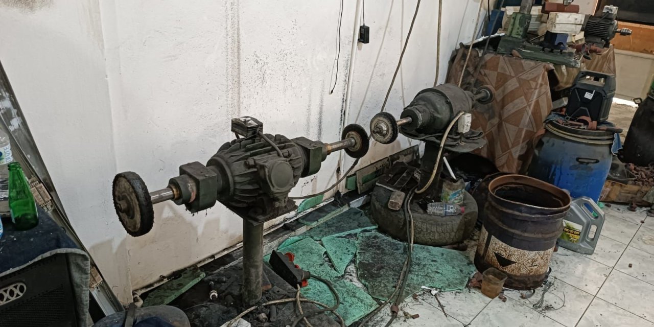 Yasa dışı silah atölyesine baskın! 2 şüpheli gözaltına alındı