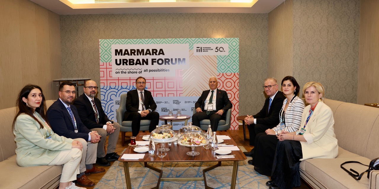 MBB Başkanı Mustafa Bozbey, MARUF’25 kapsamında yabancı heyetlerle görüştü