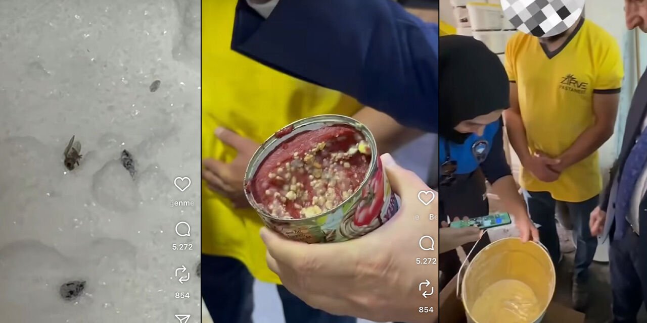 Pastaneden fare pisliği, sinek ölüsü küf ve kurt çıktı! Bu zamana kadar gördüğünüz tüm skandalları unutun