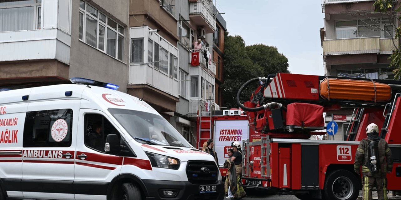 Bakırköy'de özel okulda yangın paniği