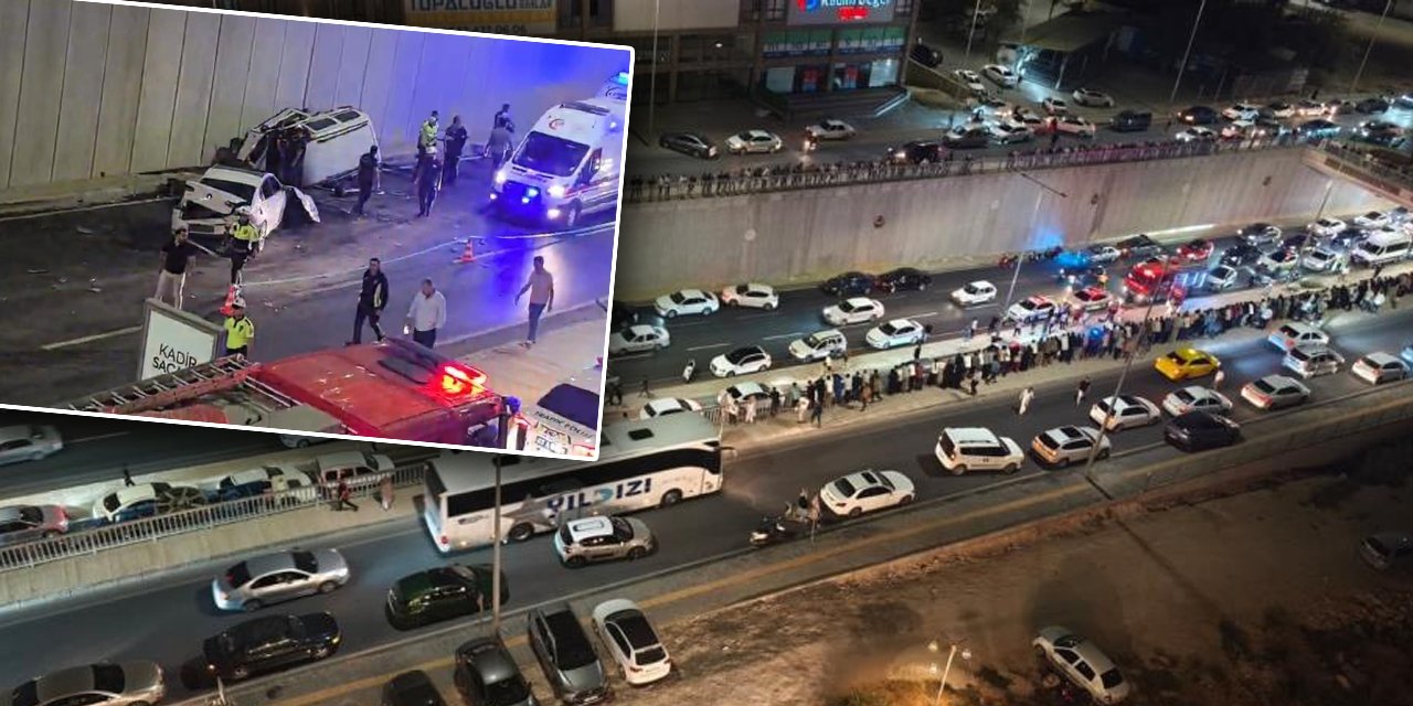 Şanlıurfa’da karşı şeride geçen otomobil can aldı! 1 ölü, 4 yaralı