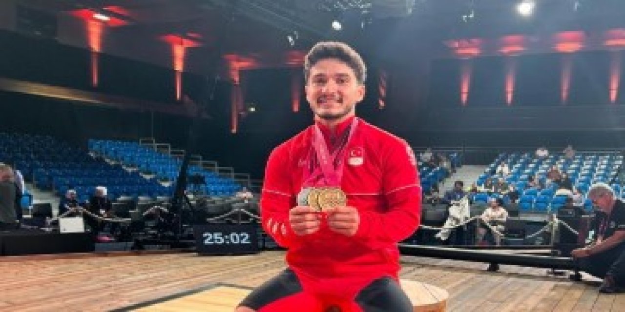 Milli sporcu Furkan Özbek, dünya şampiyonu oldu