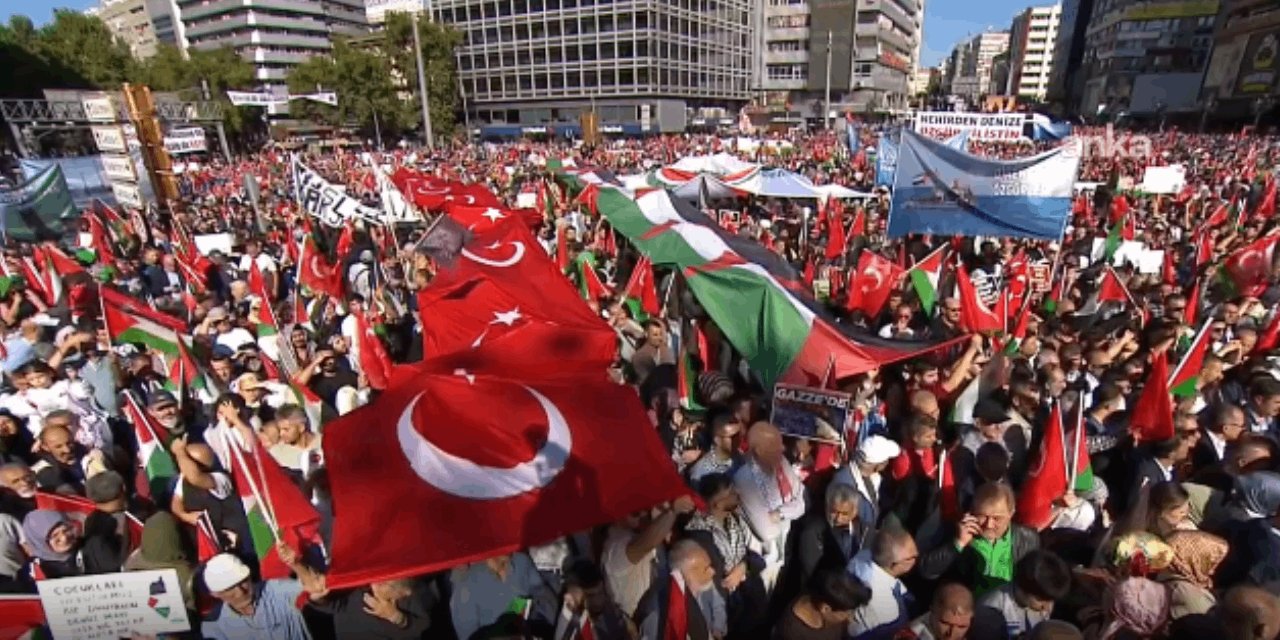 Türkiye'den Gazze'ye tek ses: "Gazze yalnız değil"