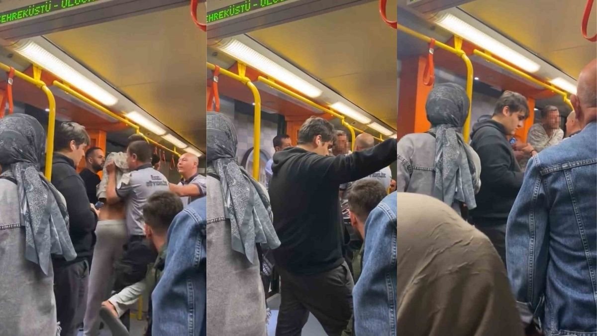 Bursa Metrosu'nda yaka paça kavga: Seferler aksadı