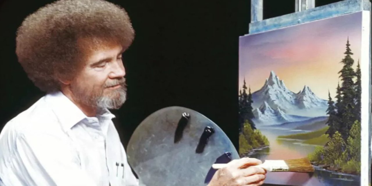 Efsanevi ressam Bob Ross’un tabloları satışa çıkıyor