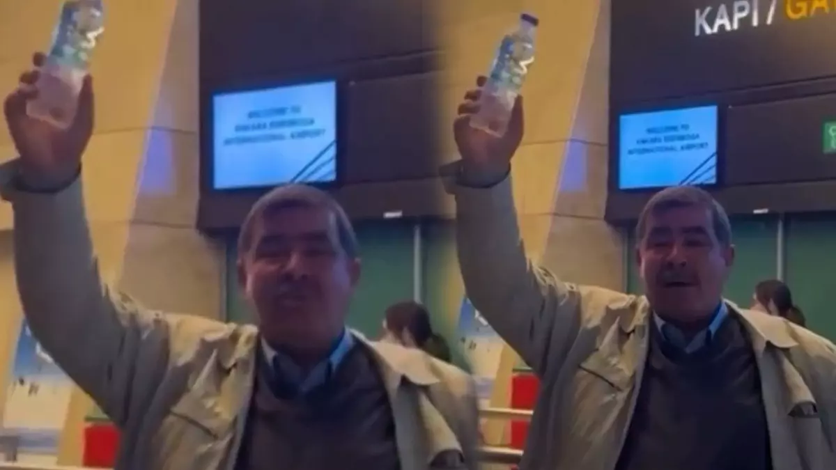 Ankara Esenboğa Havalimanı’nda fahiş fiyat şoku! Aldığı bir şişe suyun fiyatına isyan etti