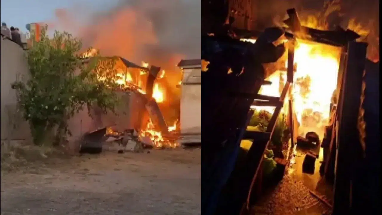 Sivas'ta korkutan yangın