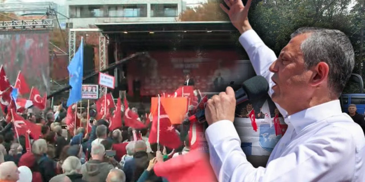 Avrupa’da ilk CHP mitingi! Binlerce kişi Özgür Özel’i dinlemek için Brüksel’e akın etti