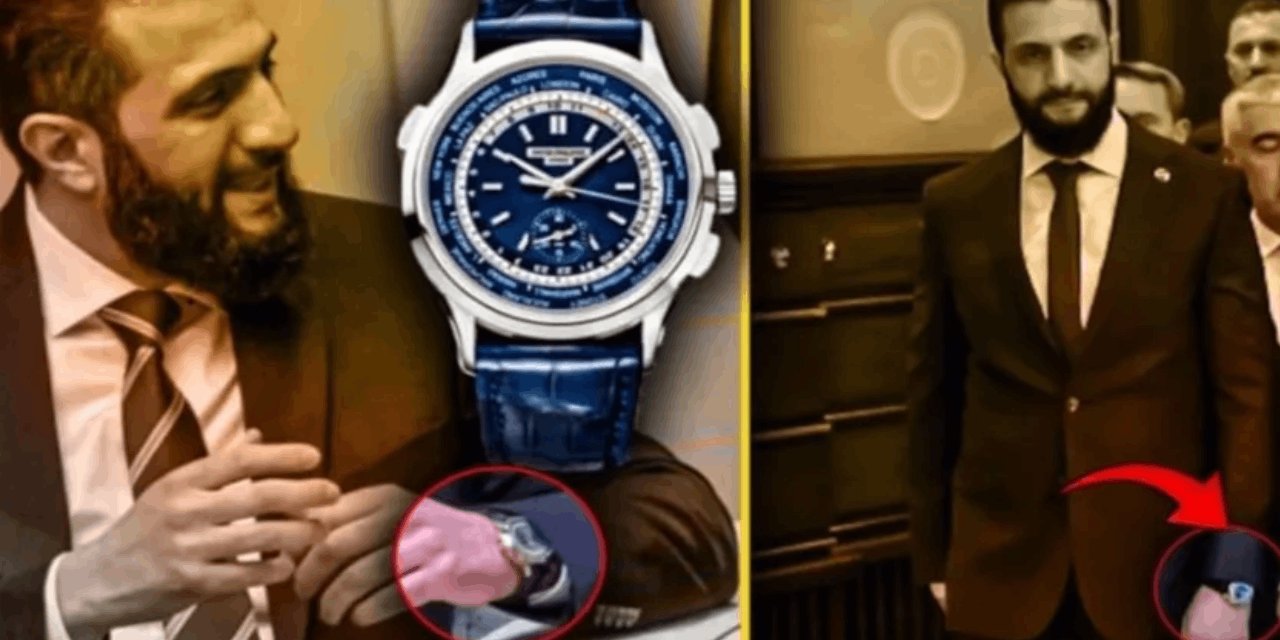 Ahmed Şara'nın bileğindeki saat fiyatıyla olay oldu