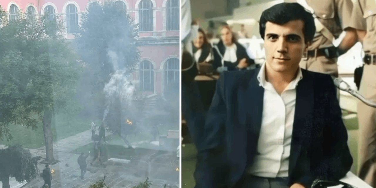 'Abdullah Çatlı' filminin çekimlerinde ağaçlar yandı: İTÜ öğrencileri sloganlarla protesto etti