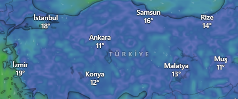 Karadeniz üzerinden geliyor pazar gecesine kadar sürecek