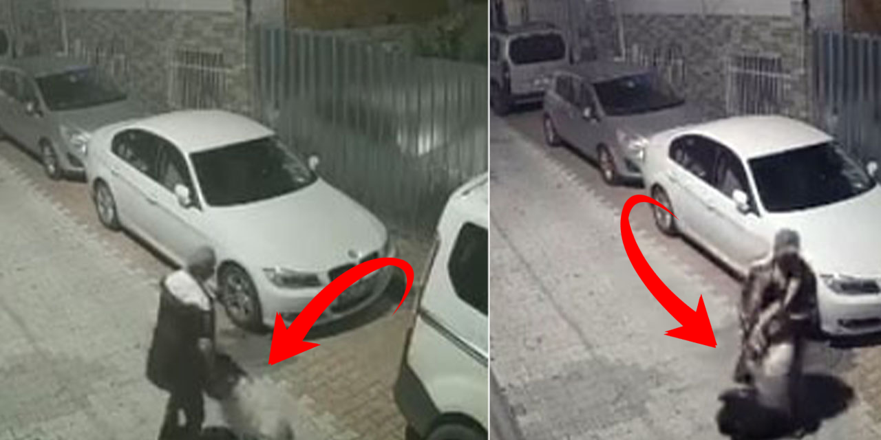 İstanbul Fatih'te kendisine vuran kadını yerde sürükleyerek dövdü!