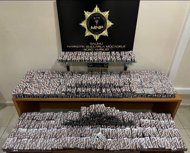 30 binden fazla sentetik hap ele geçirildi