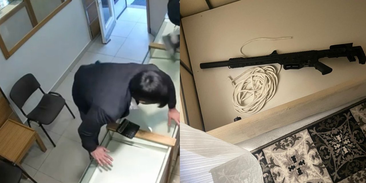 Film sahnesi gibi soygun: Yolu kamyonla kapatıp kuyumcuya saldırdılar