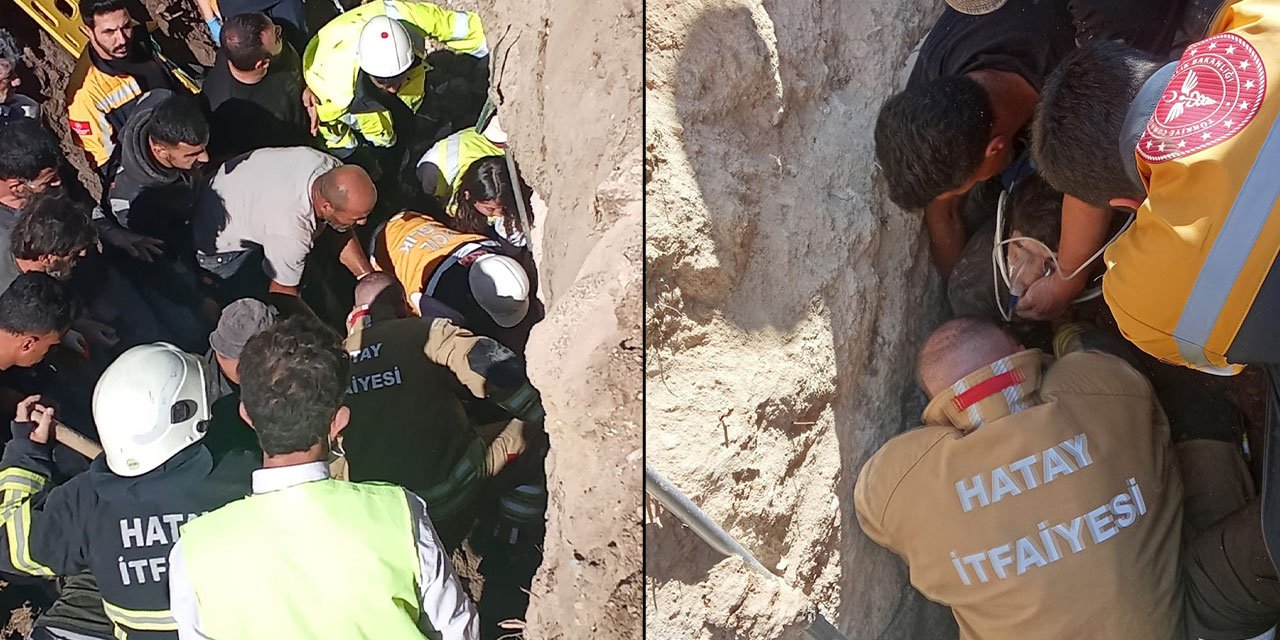 Hatay'da TOKİ şantiyesinde göçük: 1 işçi yaralı kurtarıldı