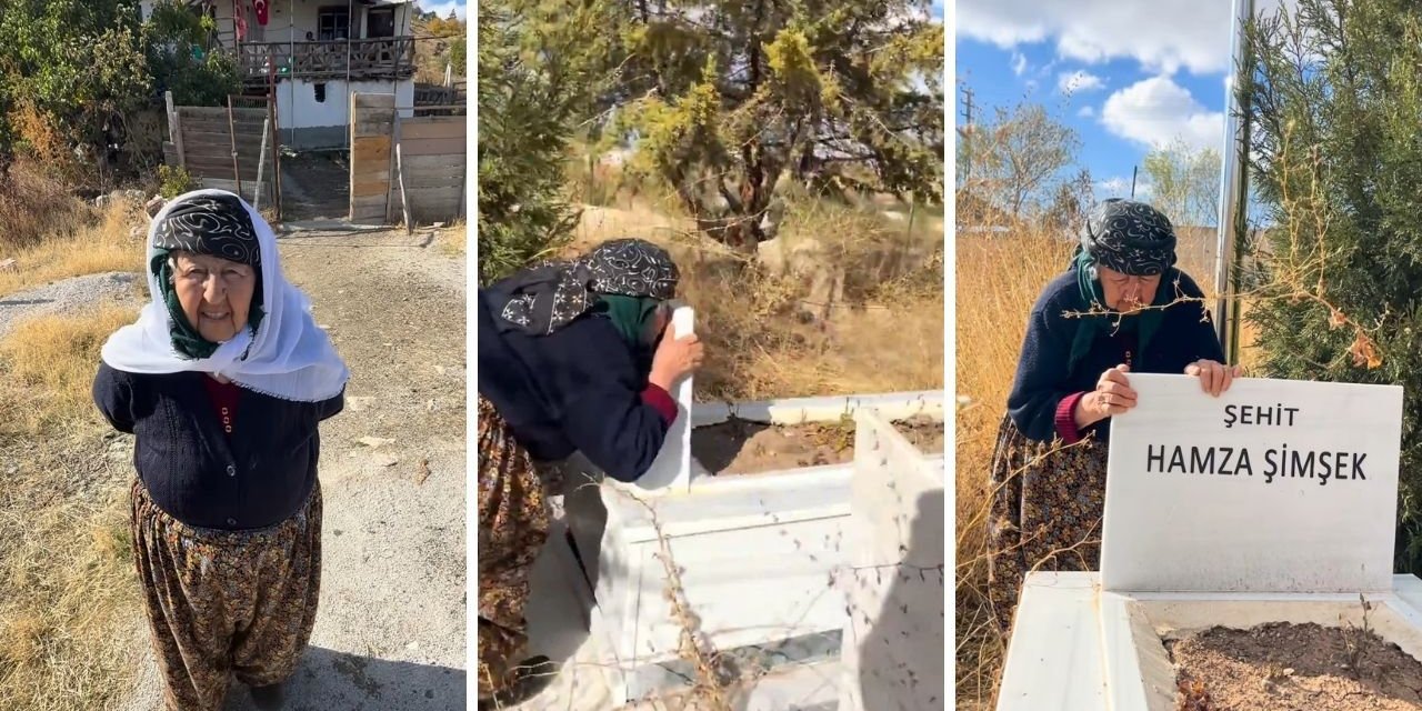 Fırat Kalkanı şehidinin ninesi ağıt yaktı tüm Türkiye ağladı! Mezarını koklamak için yıllar boyunca dua etti