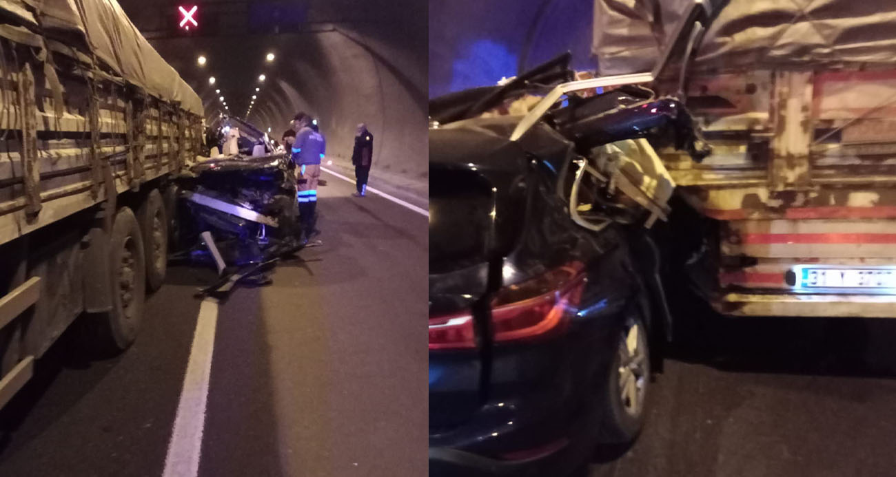 Kahramanmaraş’ta tünelde feci kaza: 1 ölü 4 yaralı