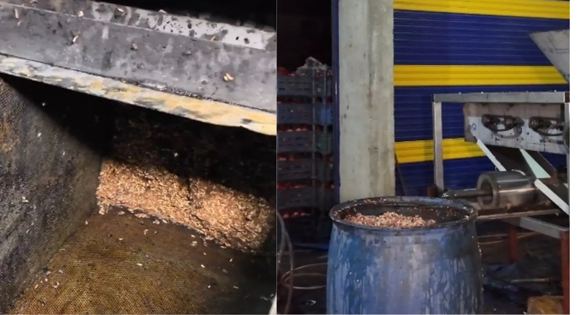 Nar ekşisi üretiminde mide bulandıran görüntüler! Görenler bir daha bakamadı