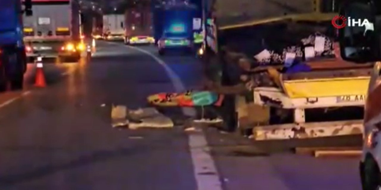 Kahreden kaza! Tır şoför lastik değiştirirken başka bir tırın altında kaldı